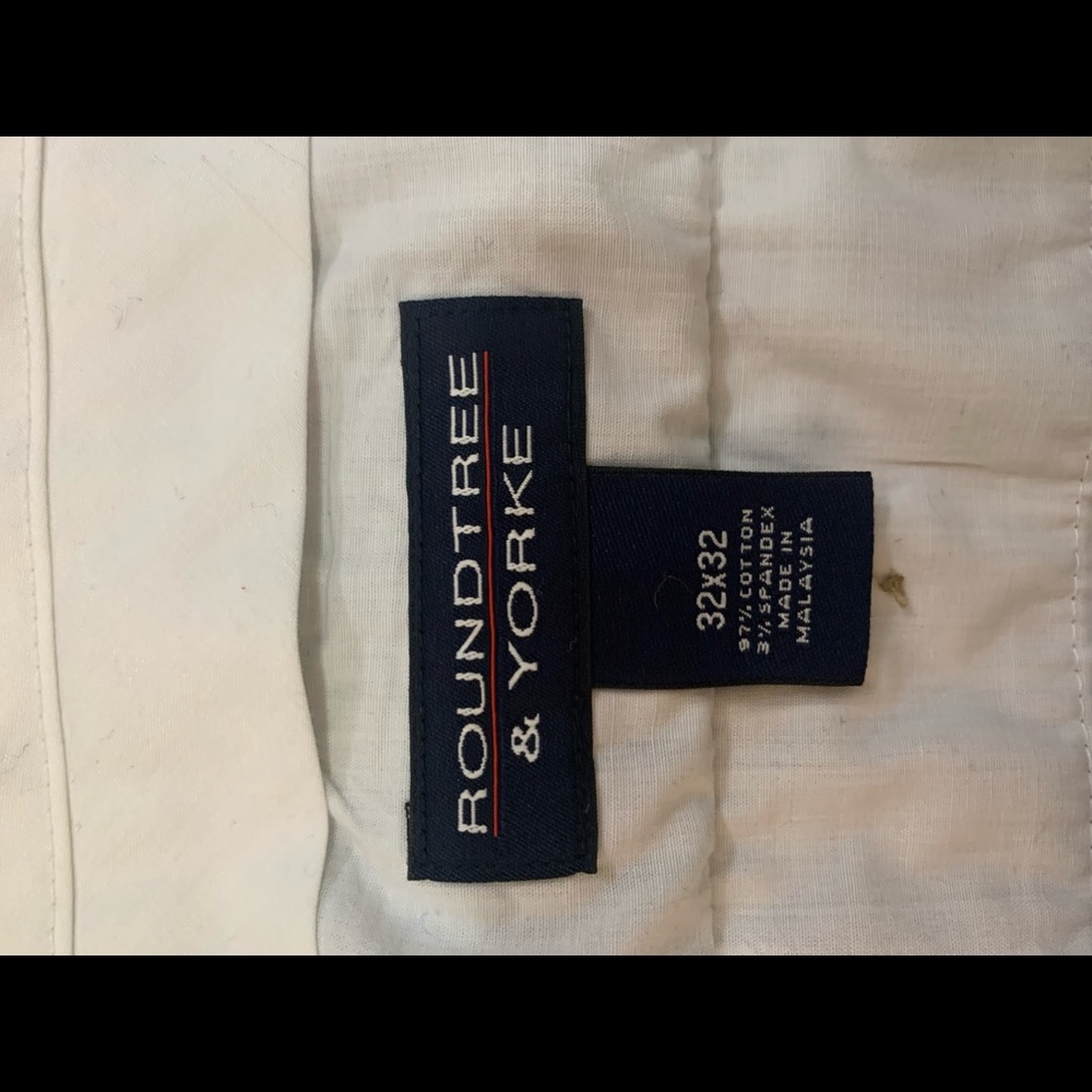 Casual Dress Chino Pants Flat Front 32 x 32 - Picture 5 of 6